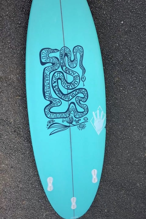 The Salty Blond x SFD sticker